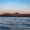 Photo of moonrise over Gil Island, Gitga'at territory, Hartley Bay